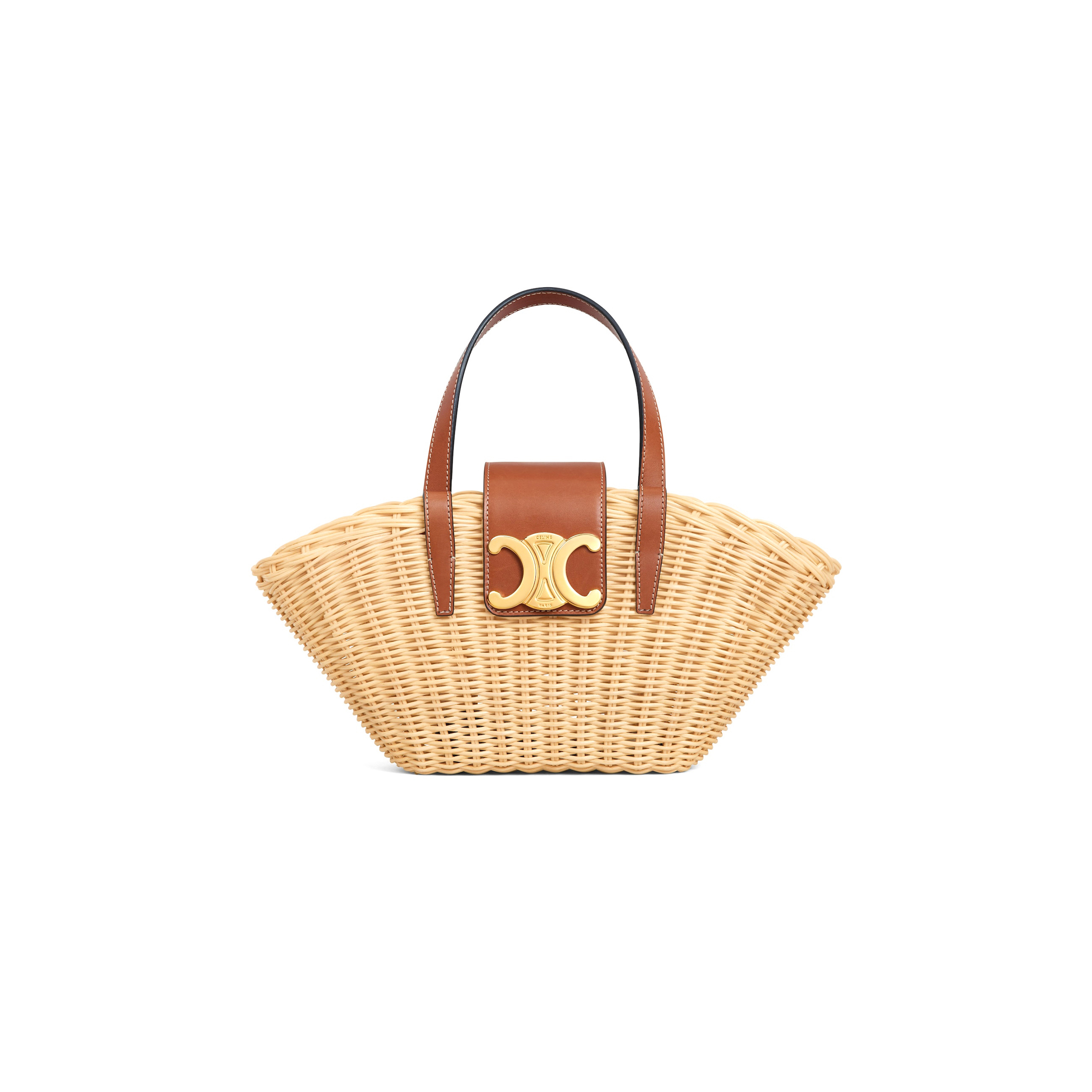 CELINE TEEN COUFFIN IN WICKER AND NATURAL CALFSKIN 116572FWE.02NT (32*14*7cm) CELINE TEEN COUFFIN IN WICKER AND NATURAL CALFSKIN 116572FWE.02NT (32*14*7cm)